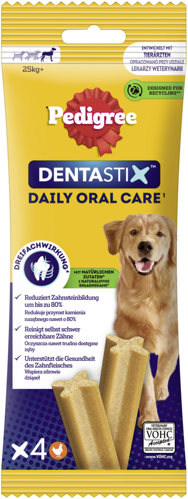 Pedigree Hundeleckerli DentaStix Daily Oral Care für große Hunde